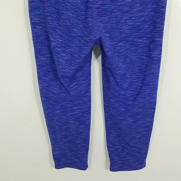 {Athleta} Purple Spacedye Print Activewear  Leggings - Picture 8 of 12